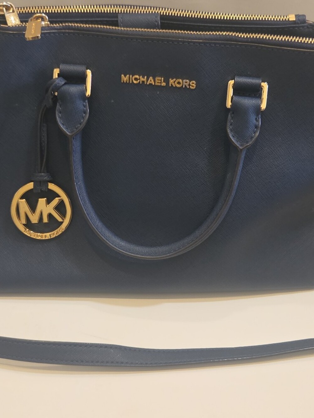 Michael Kors Sutton Saffiano Leather Satchel purse handbag NEW